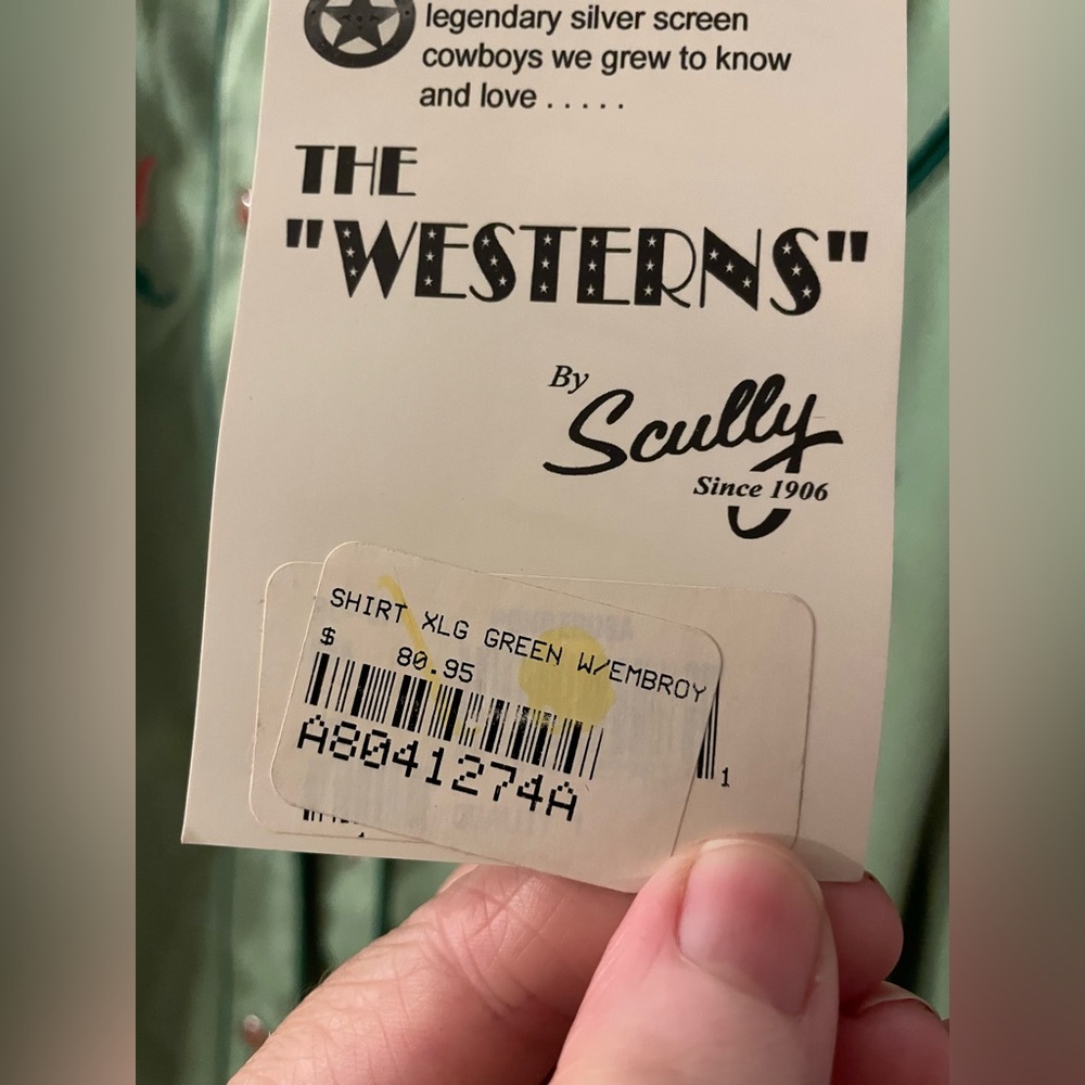 Extra Large Embroidered Button Down New With Tags! - image 4